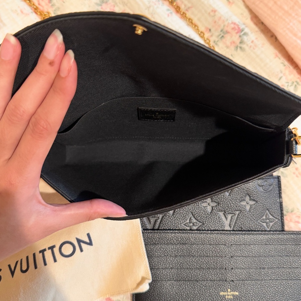 Louis Vuitton card holder and coin purse